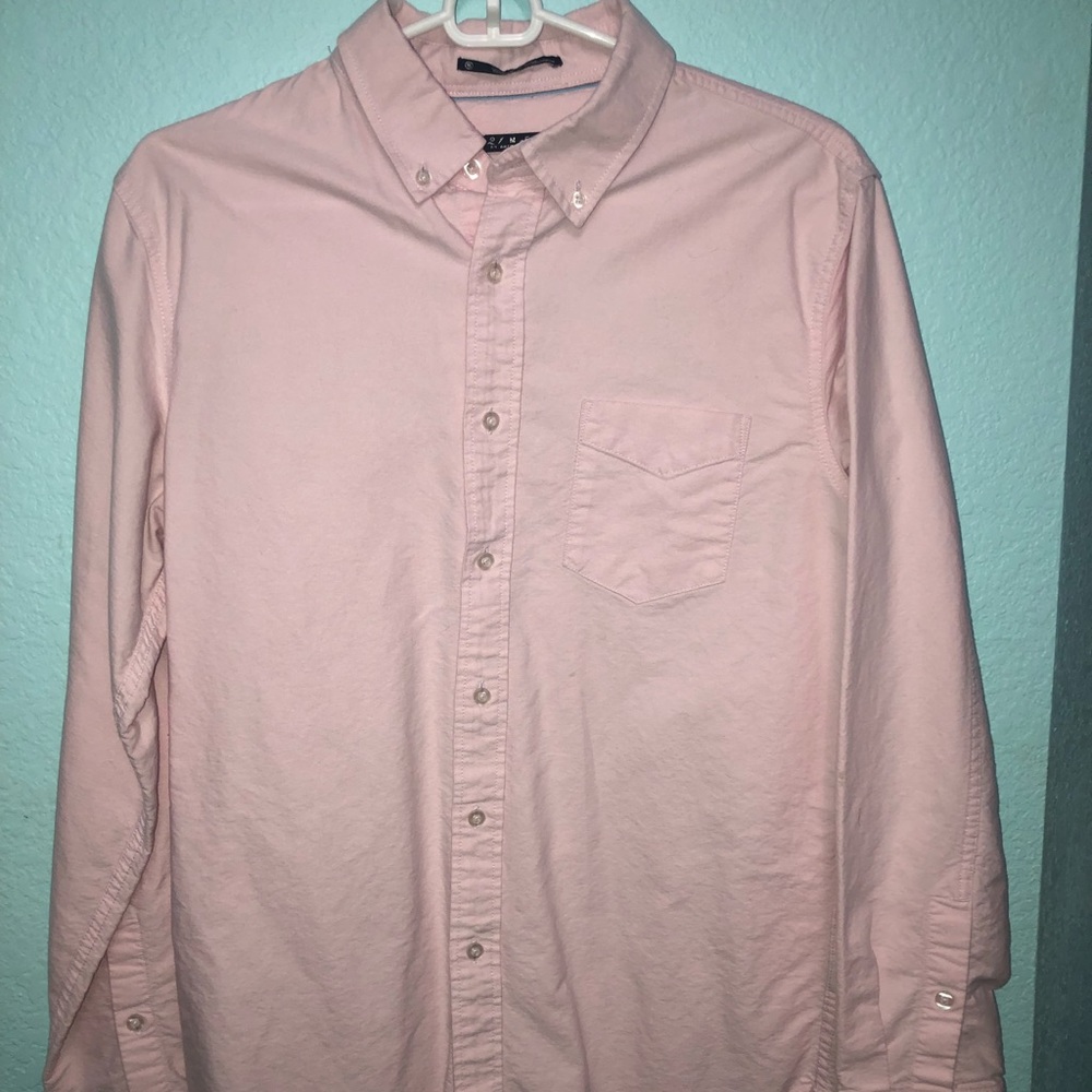 21 Men Pink Dress Shirt Sz: M